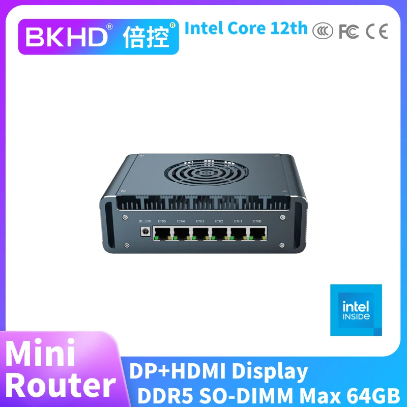 BKHD ̴ ,  PC ǻ,  Ƽ 8505 μ, DDR5 ޸ DP + HD-MI Pfsense OPNsense, G31F, 6LAN, 2.5G, 1COM